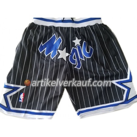 NBA Orlando Magic Herren Pocket Shorts Schwarz Swingman